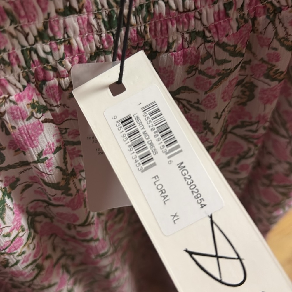 MINKPINK Pink Floral Liberty Midi Dress - Picture 5 of 5